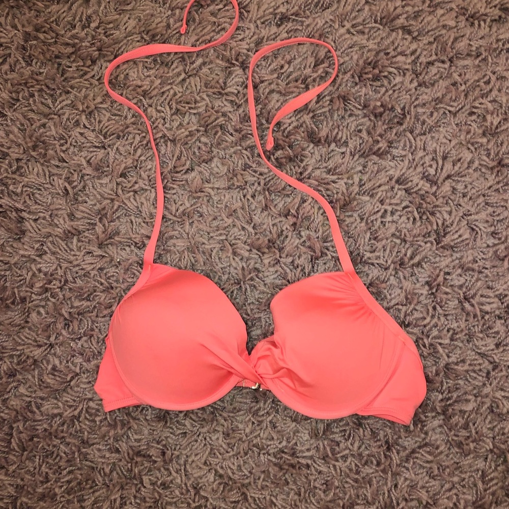 orange bikini top